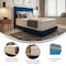 Flash Furniture 14 Full Euro Top Memory Foam Hybrid Mattress CL-LUXET232-14-F-GG - alternate 4